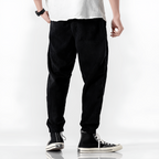 Heren Ribstructuur Jogger Broek