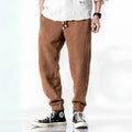 Heren Ribstructuur Jogger Broek