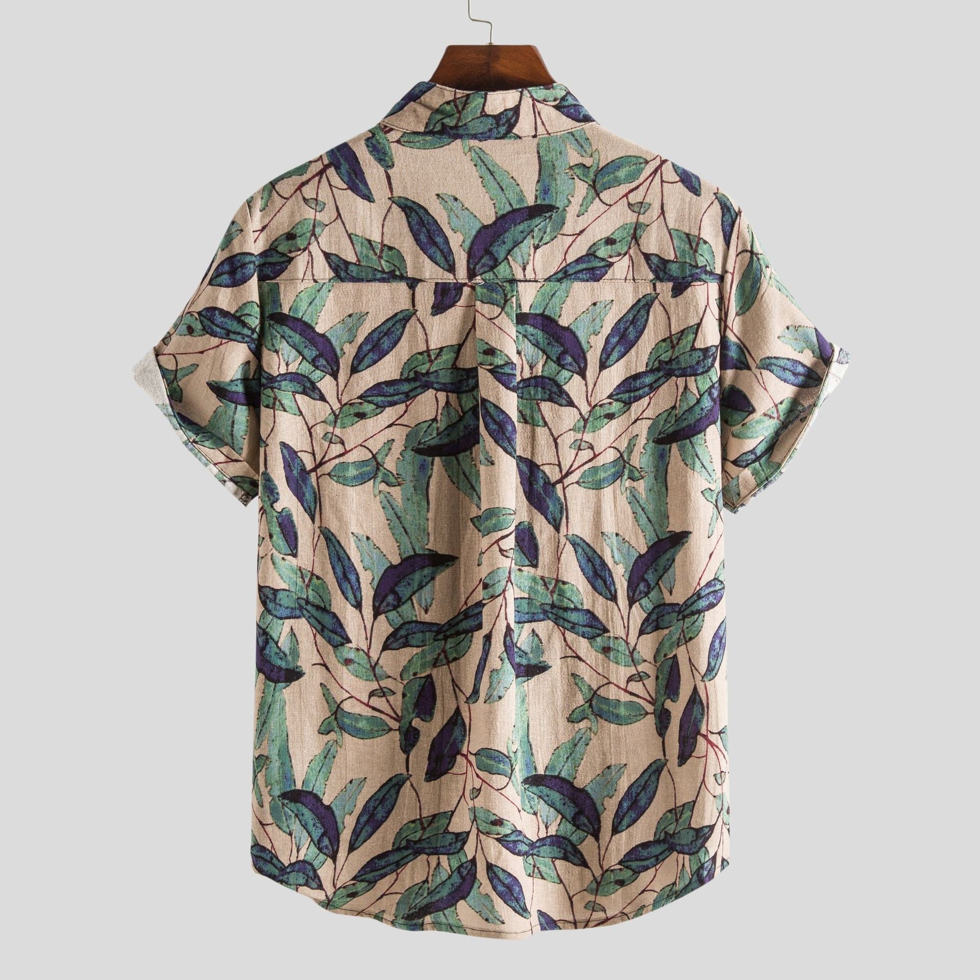 Heren Casual Overhemd met Korte Mouwen