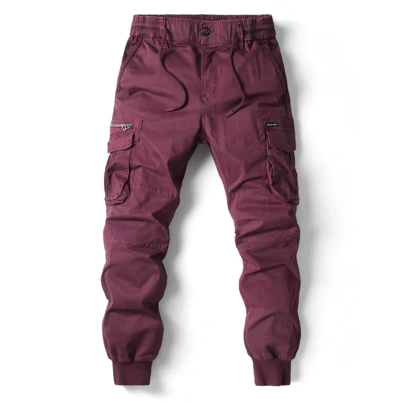 Heren Cargo Broek met Taps Toelopende Pijpen