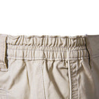 Heren Korte Broek met Elastische Taille en Knoopsluiting