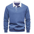 Heren Polo Sweater met Lange Mouwen
