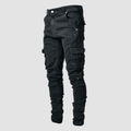 Heren Cargo Broek van Denim met Smalle Pasvorm