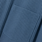 Heren Hoodie Jas met Ribstructuur