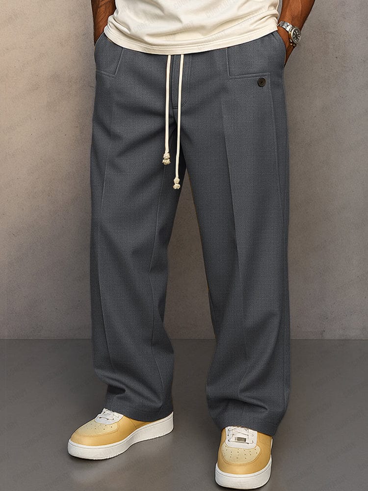 Heren Casual Broek met Trekkoord