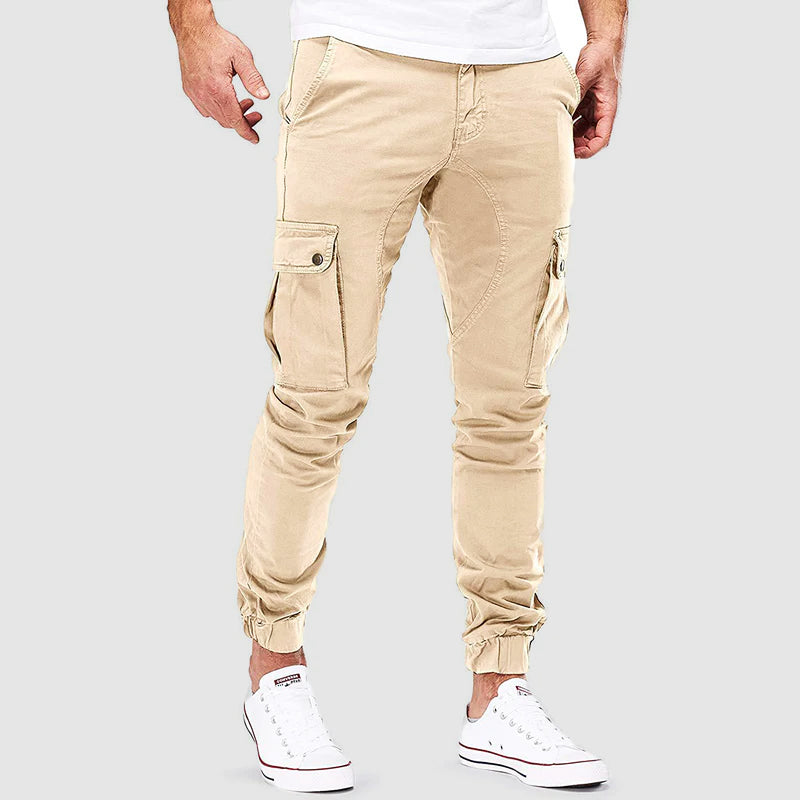 Heren Cargo Broek met Slim Fit Pasvorm