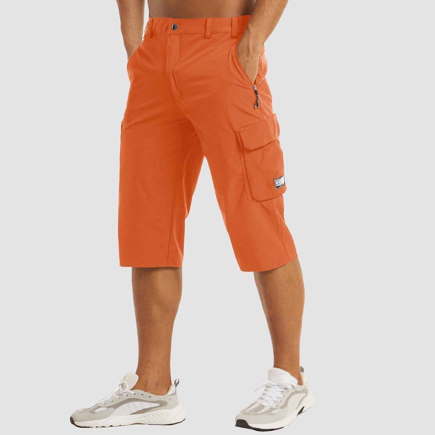 Heren Cargo Korte Broek met Utility Zakken