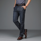 Heren Stretch Denim Broek met Rechte Pasvorm