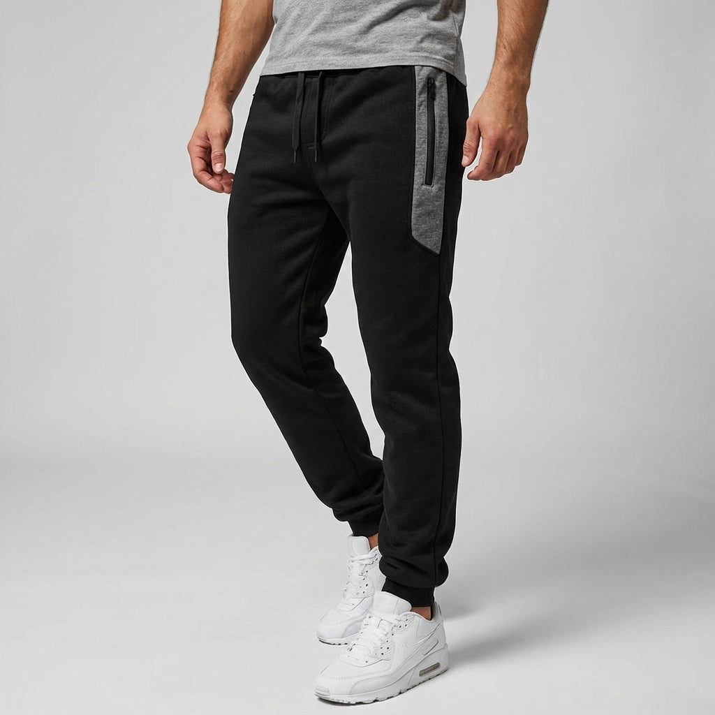 Heren Sportieve Joggingbroek met Ritszak