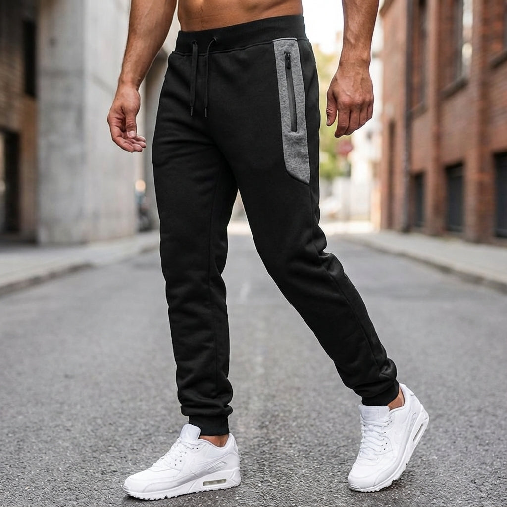 Heren Sportieve Joggingbroek met Ritszak
