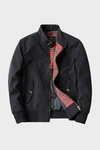 Heren Harrington Jas met Ruitvoering