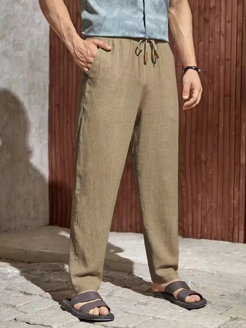 Heren Comfortbroek met Elastische Taille