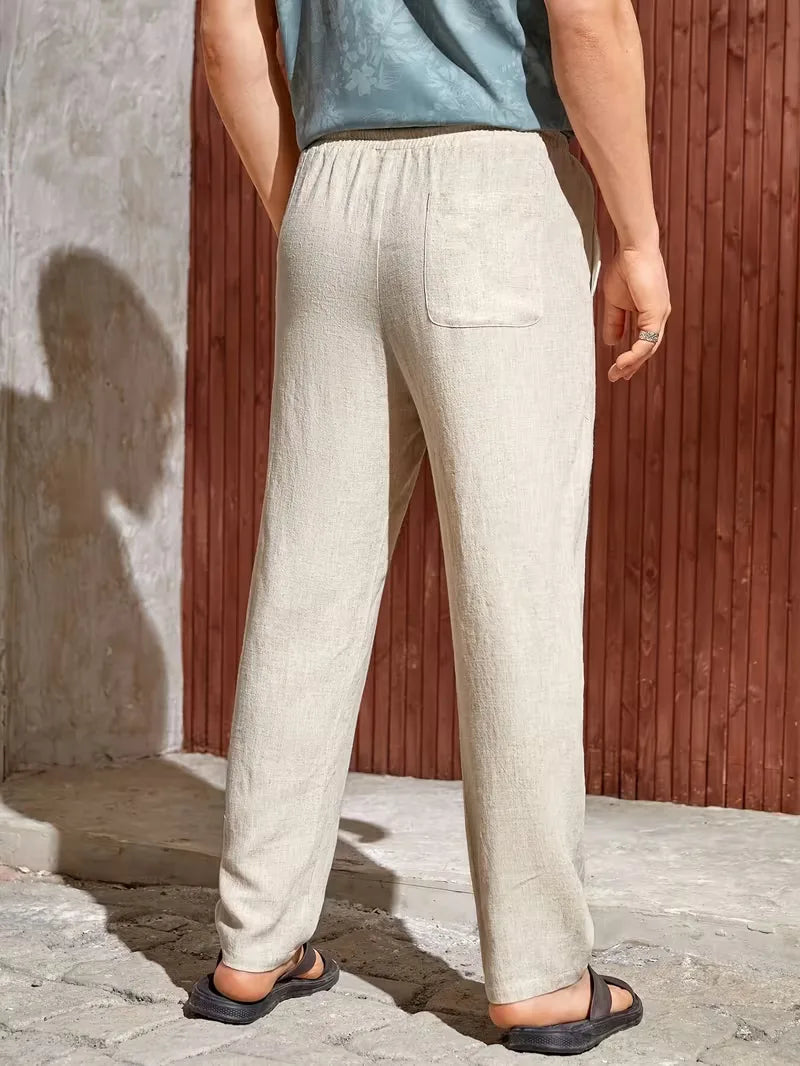 Heren Comfortbroek met Elastische Taille
