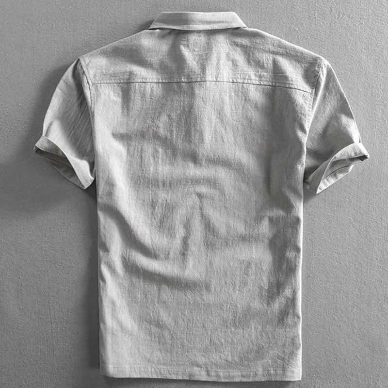 Heren Casual Polo Overhemd met Knoopsluiting