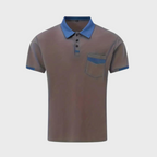 Heren Polo Overhemd met Contrasterende Details