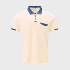 Heren Polo Overhemd met Contrasterende Details