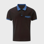 Heren Polo Overhemd met Contrasterende Details