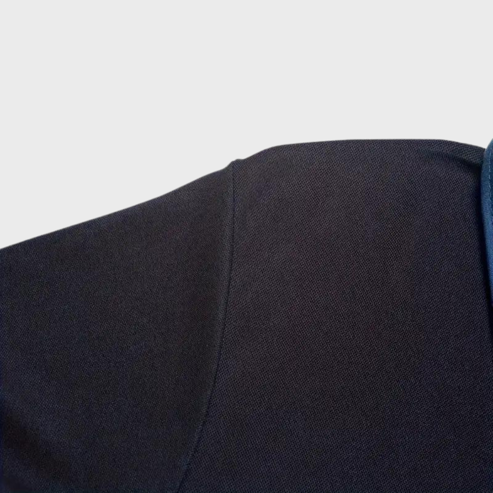 Heren Polo Overhemd met Contrasterende Details
