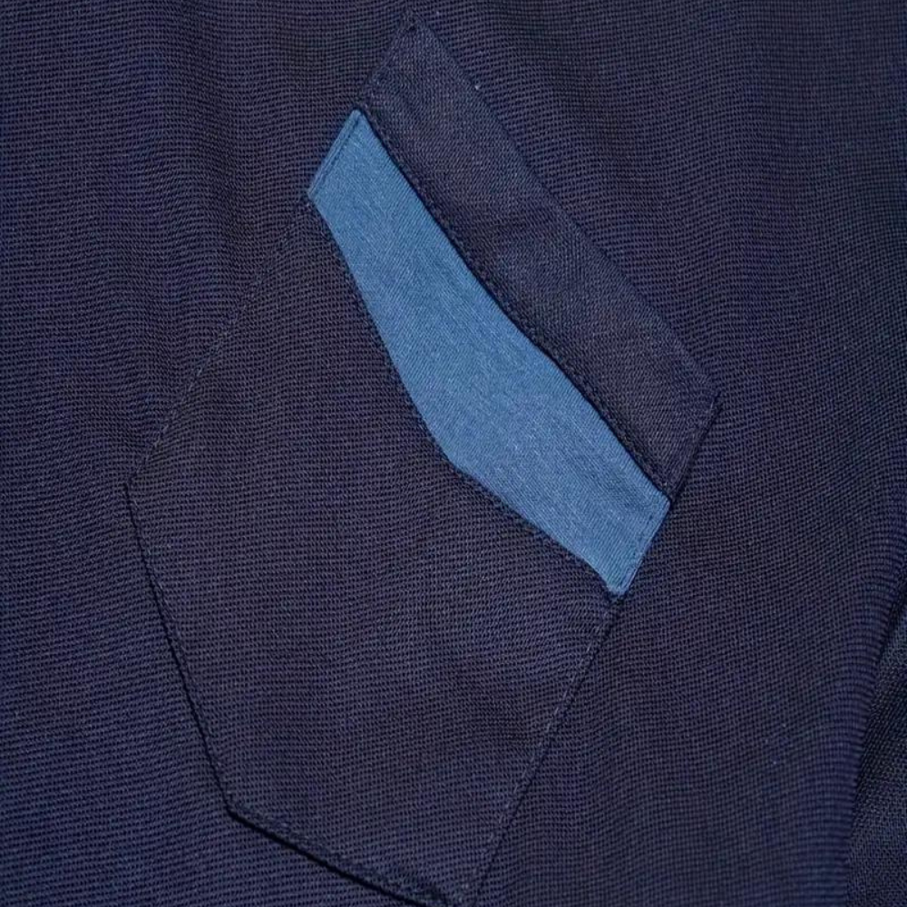 Heren Polo Overhemd met Contrasterende Details