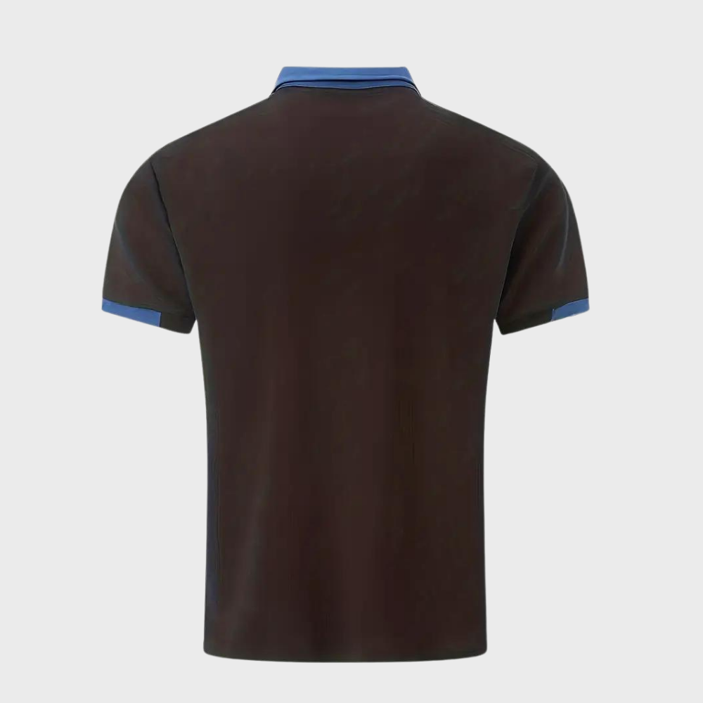 Heren Polo Overhemd met Contrasterende Details