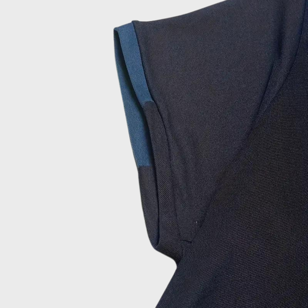 Heren Polo Overhemd met Contrasterende Details