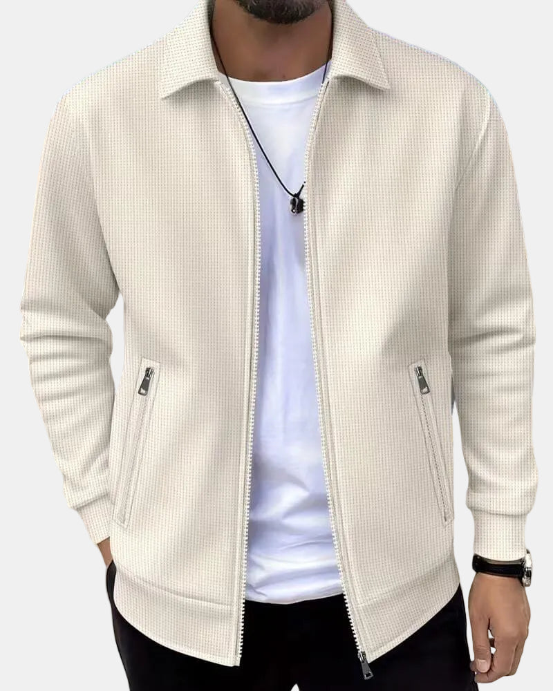 Heren Casual Jas met Ritssluiting