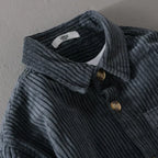 Heren Corduroy Overhemd met Borstzak