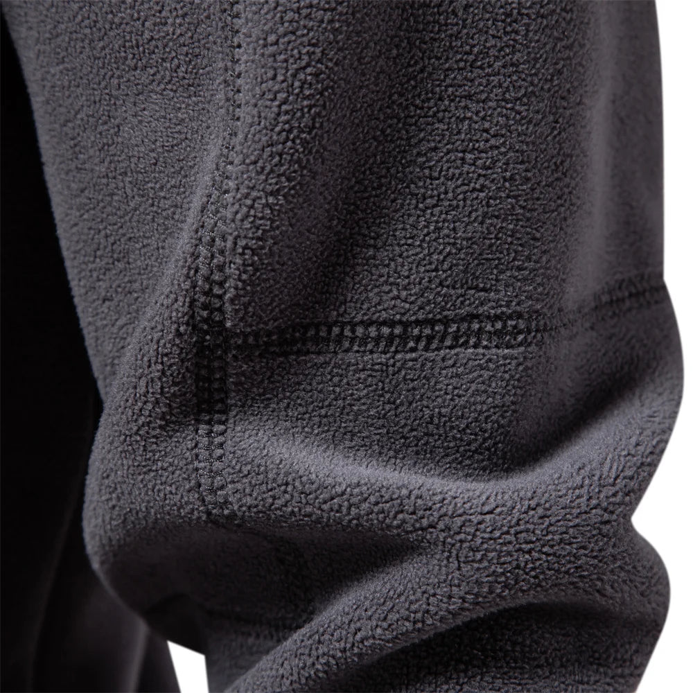 Heren Fleece Jas met Halve Ritssluiting