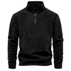Heren Fleece Jas met Halve Ritssluiting