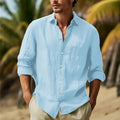 Heren Casual Knoopoverhemd met Lange Mouwen