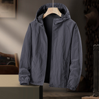Heren Hooded Jas met Ritssluiting