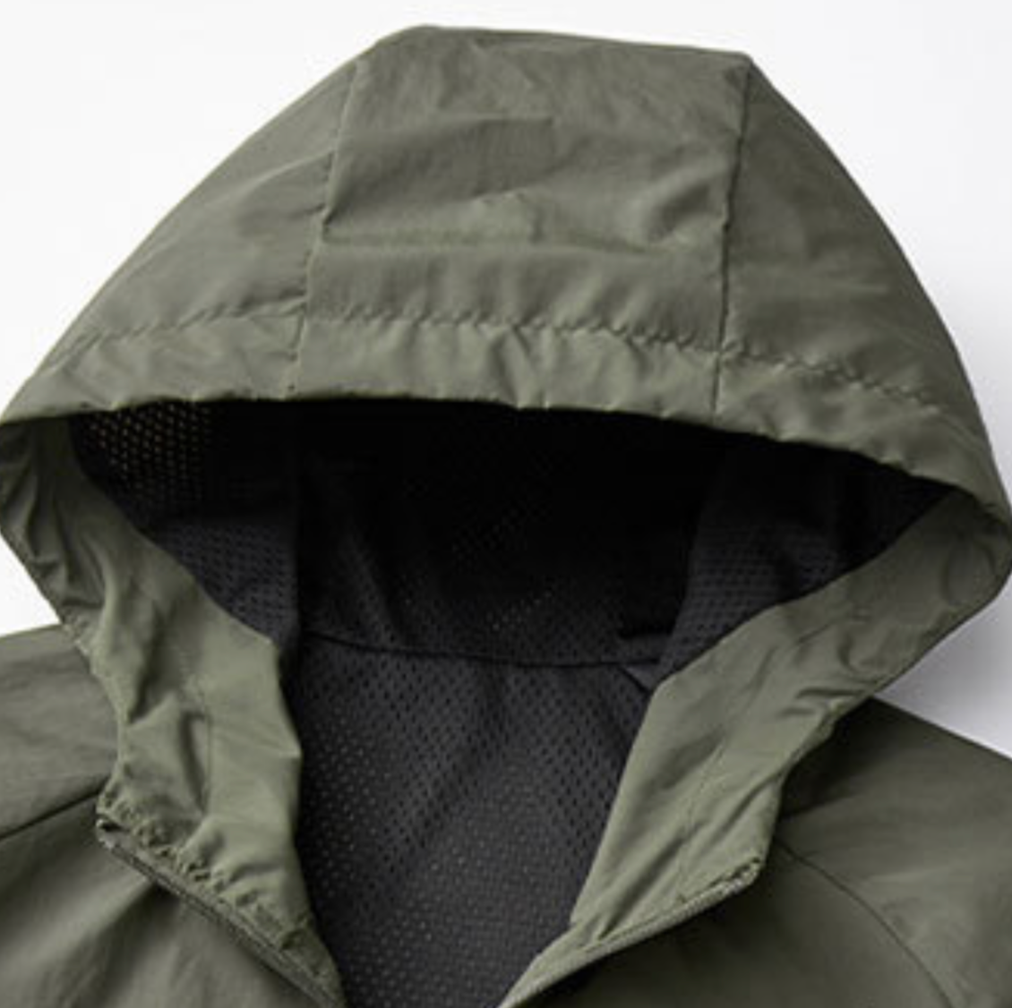 Heren Hooded Jas met Ritssluiting