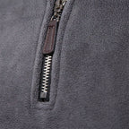 Heren Fleece Jas met Halve Ritssluiting
