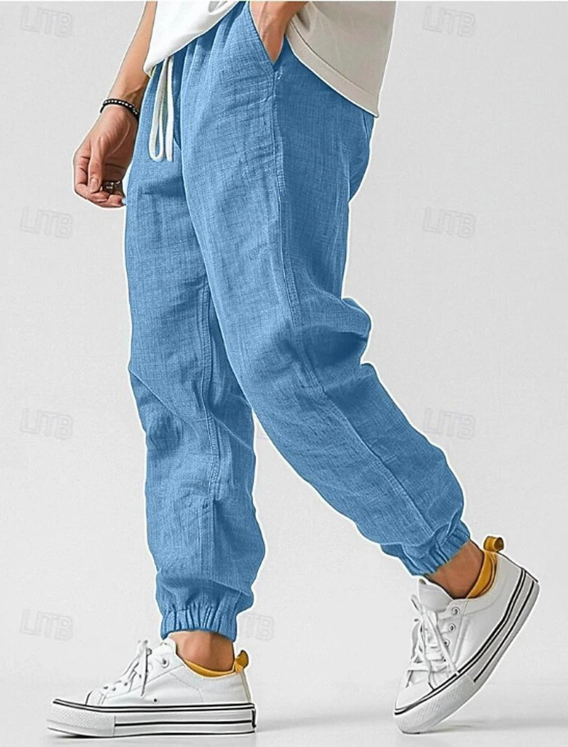 Heren Casual Joggerbroek met Trekkoord
