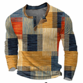 Heren Overhemd met Geometrisch Patroon