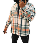 Heren Geruite Overshirt Jas