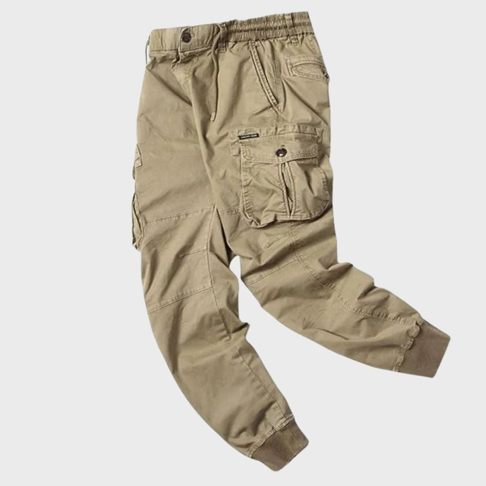 Heren Cargo Broek met Taps Toelopende Pasvorm