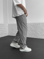 Heren Geribde Comfort Broek