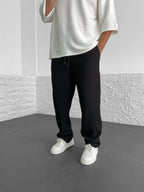 Heren Geribde Comfort Broek