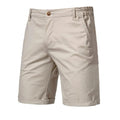 Heren Korte Broek met Elastische Taille en Knoopsluiting