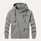 Heren Asymmetrische Hoodie Jas