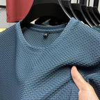 Heren Textuur Casual Overhemd