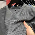 Heren Textuur Casual Overhemd