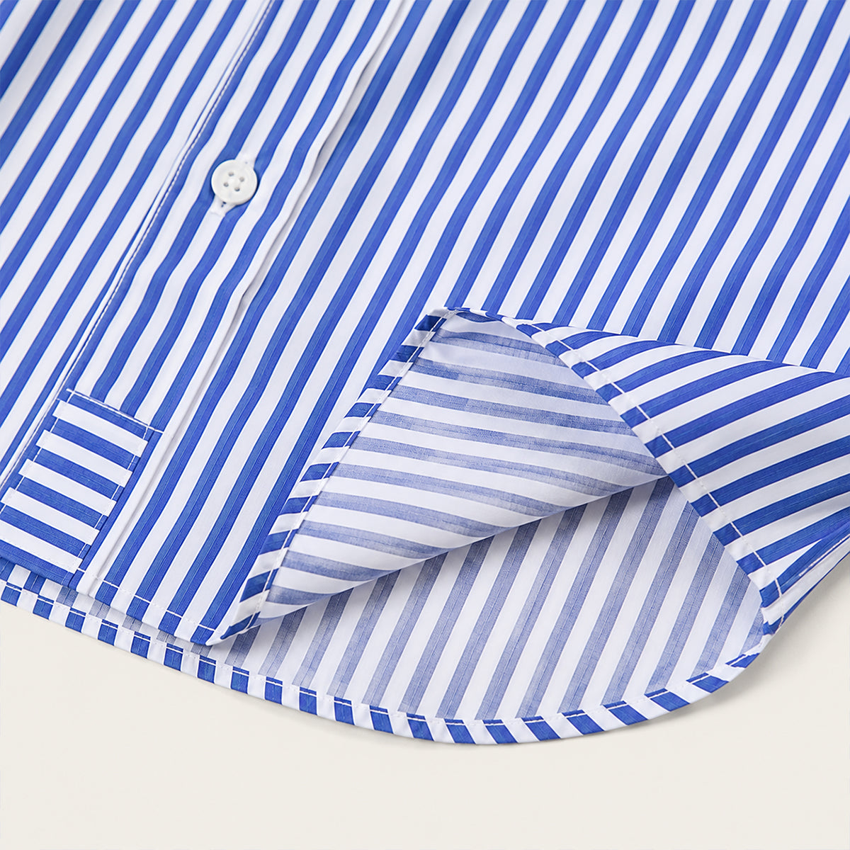 Heren Gestreept Casual Overhemd